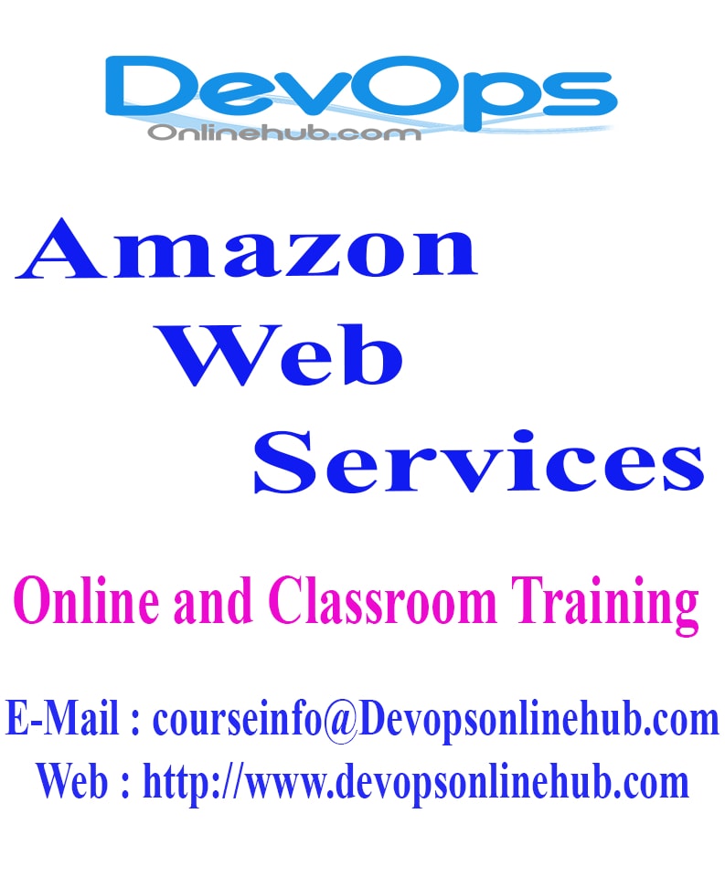 AWS Course online and Classroom Training in Hyderabad FREE DEMO, Hyderabad, Telangana, India