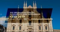 2019 10th International Conference on Environmental Science and Development (ICESD 2019)--EI Compendex, Scopus