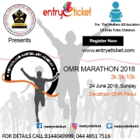 OMR MARATHON 2018 - RUN FOR THE EDUCATION OF IRULA TRIBE CHILDREN