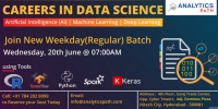 Book Your Seats For The New Weekday Batch On Data Science
