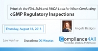 When Conducting cGMP Regulatory Inspections 2018