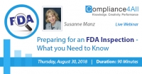 What you Need to Know to Prepare FDA Inspection