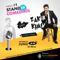 Zakir khan Stand Up Comedy Show Live in New Jersey