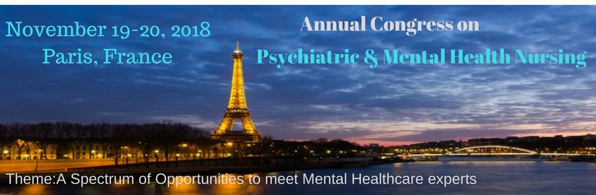 Annual Congress on Psychiatric & Mental Health Nursing, Paris, France