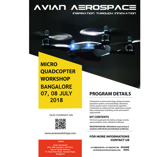 Micro Quadcopter Workshop, Bangalore, Karnataka, India