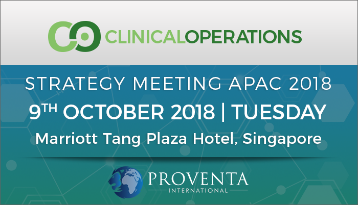 Clinical Operations Strategy Meeting APAC 2018, Orchard Rd, Central, Singapore
