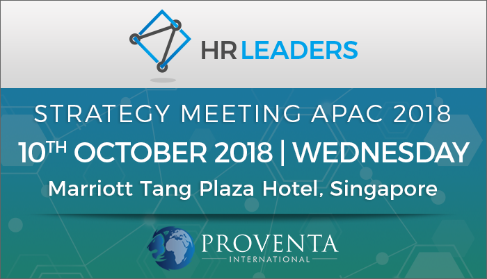 HR Leaders Strategy Meeting APAC 2018, Orchard Rd, Central, Singapore
