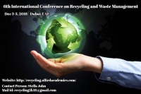 6th International Conference on Recycling and Waste Management