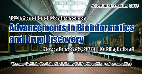 12th International Conference on Advancements in Bioinformatics and Drug Discovery, Dublin, Ireland