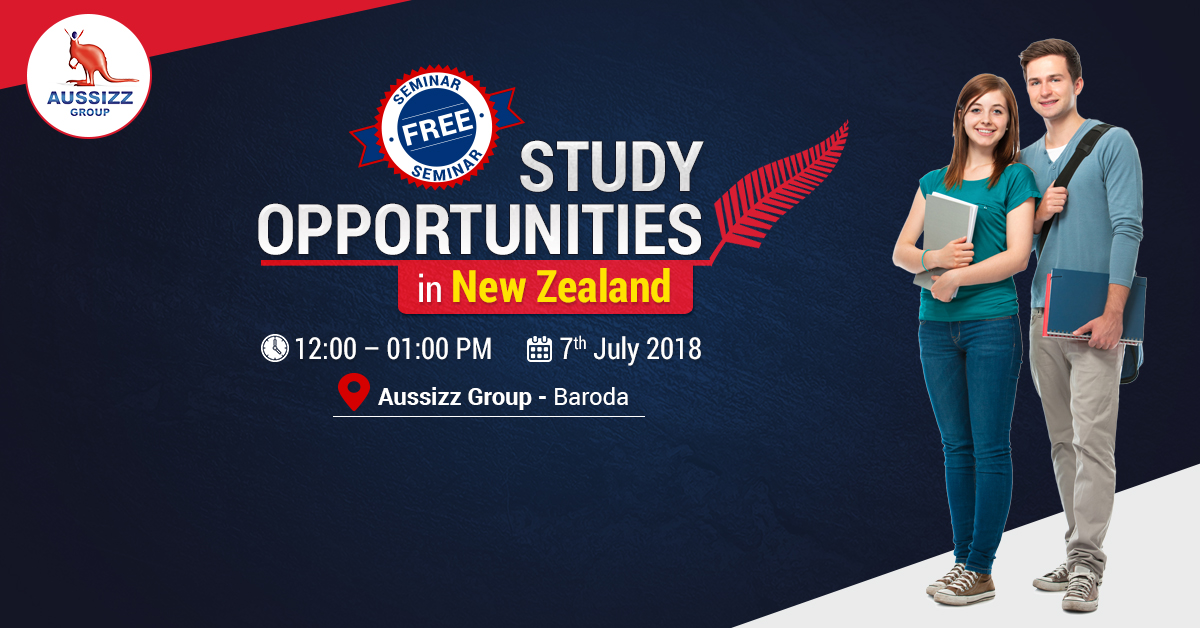Free Seminar on Study Opportunities in New Zealand, Vadodara, Gujarat, India