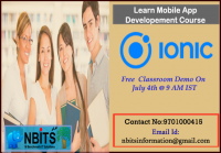 Free Ionic Classroom Demo On July 4th @9 AM IST