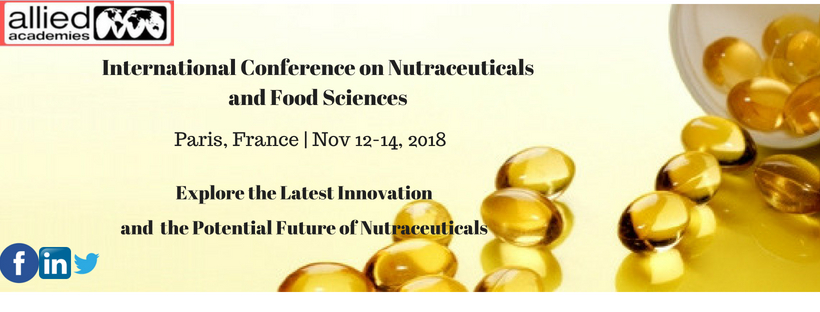 International Conference on Nutraceuticals and Food Sciences, London, United Kingdom