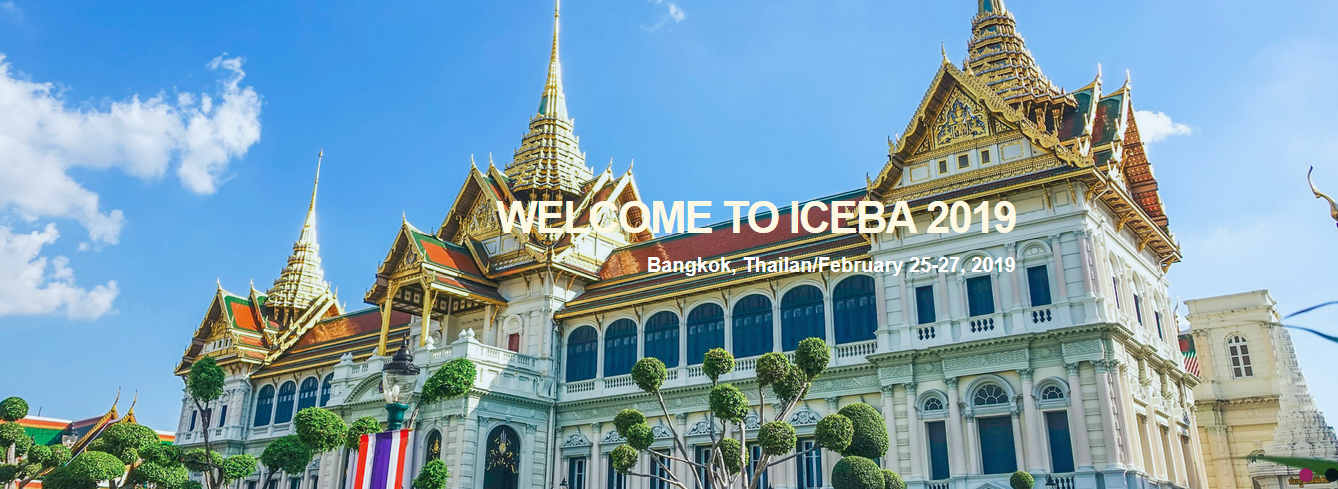 2019 5th International Conference on E-Business and Applications(ICEBA 2019), Bangkok, Thailand