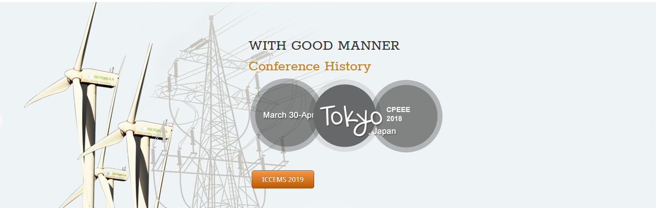 2019 the 9th International Conference on Power, Energy and Electrical Engineering (CPEEE 2019)--Ei Compendex and Scopus, Tokyo, Japan