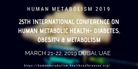 25th International Conference on Human Metabolic Health- Diabetes, Obesity & Metabolism