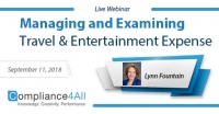 Managing and Examining Travel and Entertainment (Expense 2018)