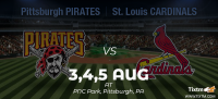 Pittsburgh Pirates vs. St. Louis Cardinals at Pittsburgh - Tixtm.com