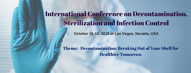 International Conference on Decontamination, Sterilization and Infection Control, Las Vegas, Nevada, United States