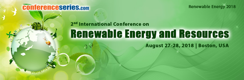2nd Interenational Conference on Renewable Energy And Resources, Boston, Massachusetts, United States