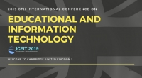 IEEE--2019 8th International Conference on Educational and Information Technology (ICEIT 2019)--EI Compendex and Scopus