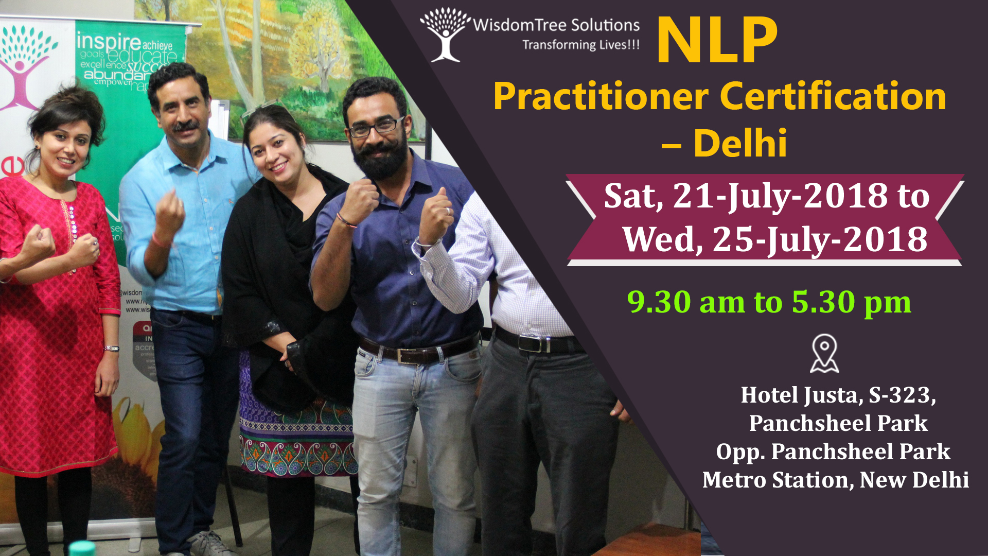 NLP Practitioner Certification by Sushil Mehrotra in Delhi, New Delhi, Delhi, India