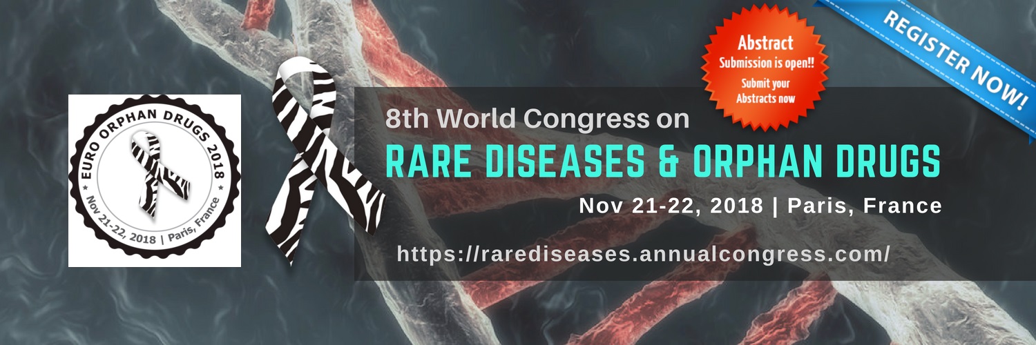 8th World congress on  Rare Diseases & Orphan Drugs, Paris, France