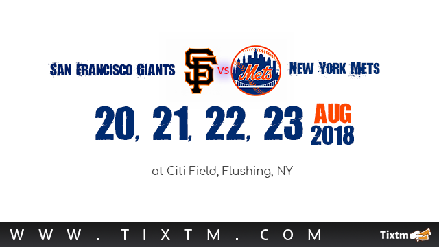 New York Mets vs. San Francisco Giants at Flushing, Queens, New York, United States