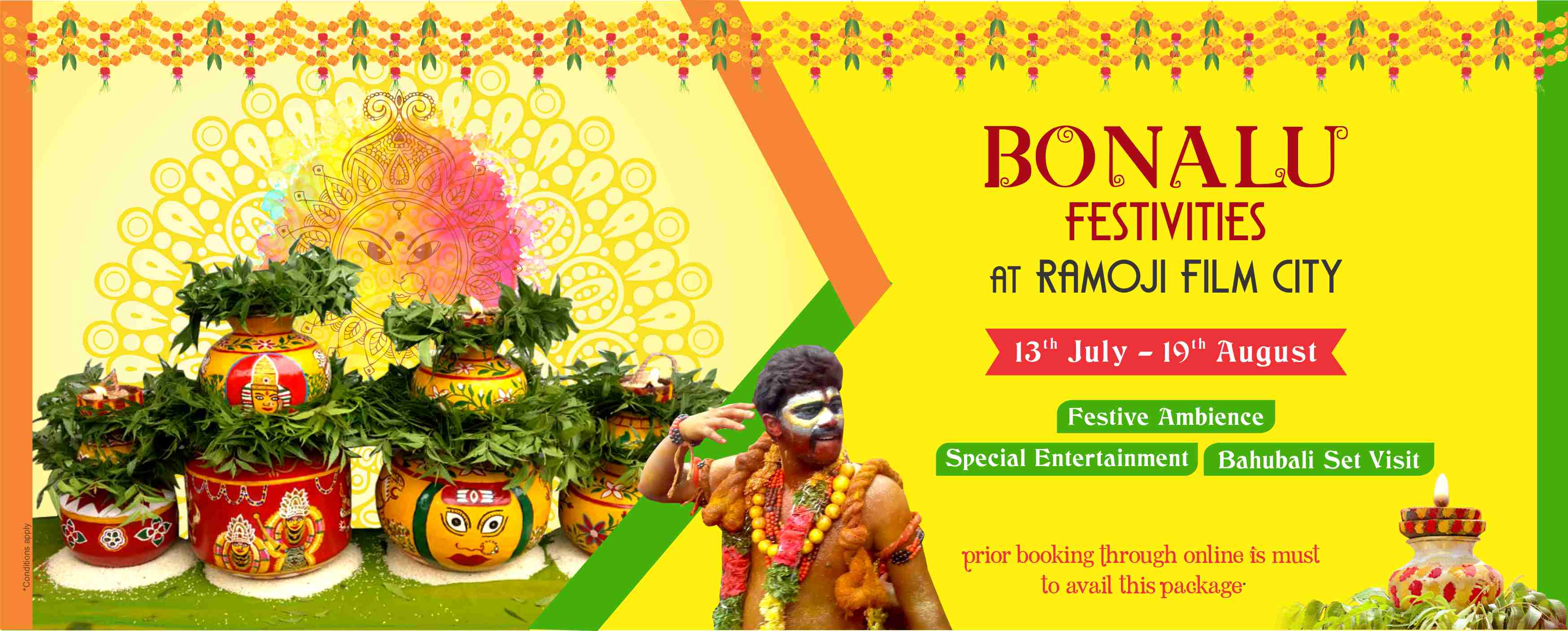 Bonalu Festive Day Tour at Ramoji Film City, Hyderabad, Telangana, India
