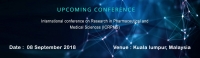 International conference on Research in Pharmaceutical and Medical Sciences (ICRPMS)