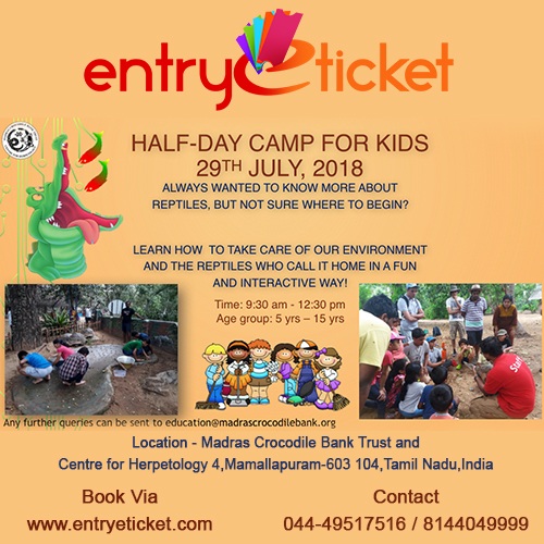 Half Day Camp for Kids 2018 | Entryeticket, Chennai, Tamil Nadu, India