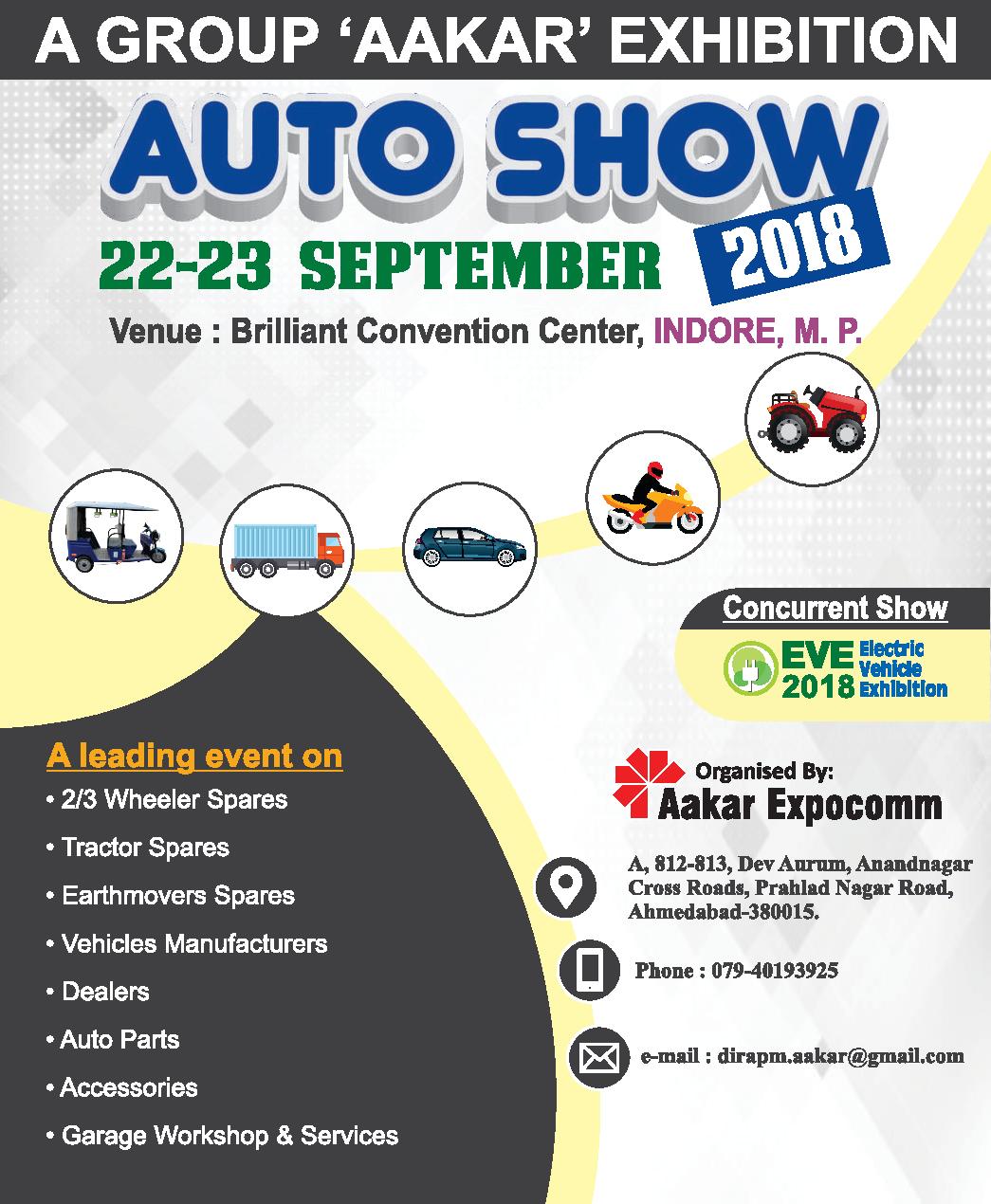 Auto Show 2018, Indore, Madhya Pradesh, India