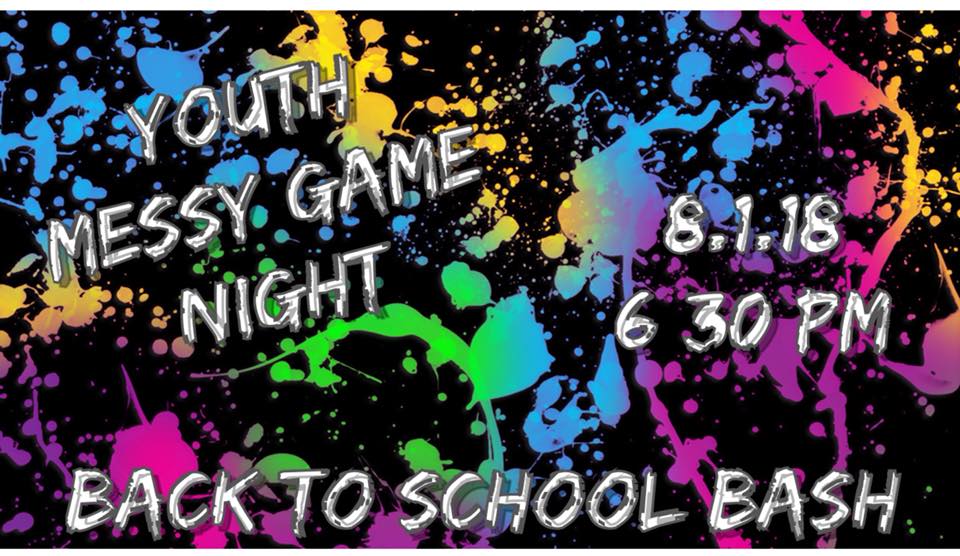Youth Messy Game Night - Back to School Bash, Tuscaloosa, Alabama, United States