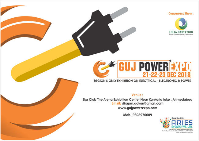 Guj Power Expo 2018, Ahmedabad, Gujarat, India