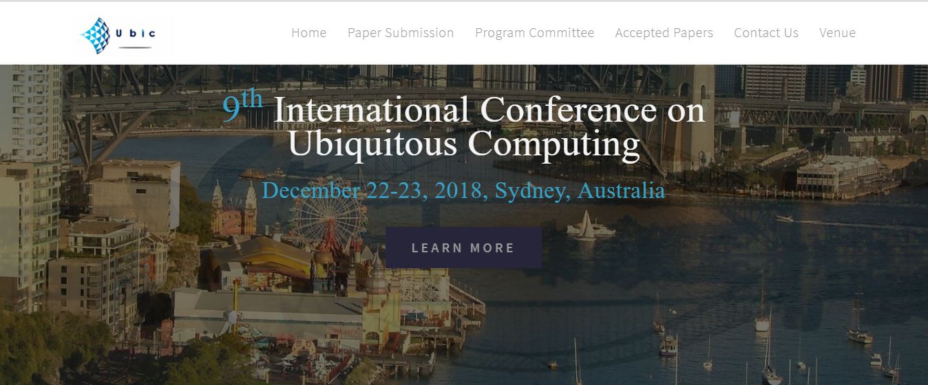 9th International Conference on Ubiquitous Computing, Sydney, Australia, Australia