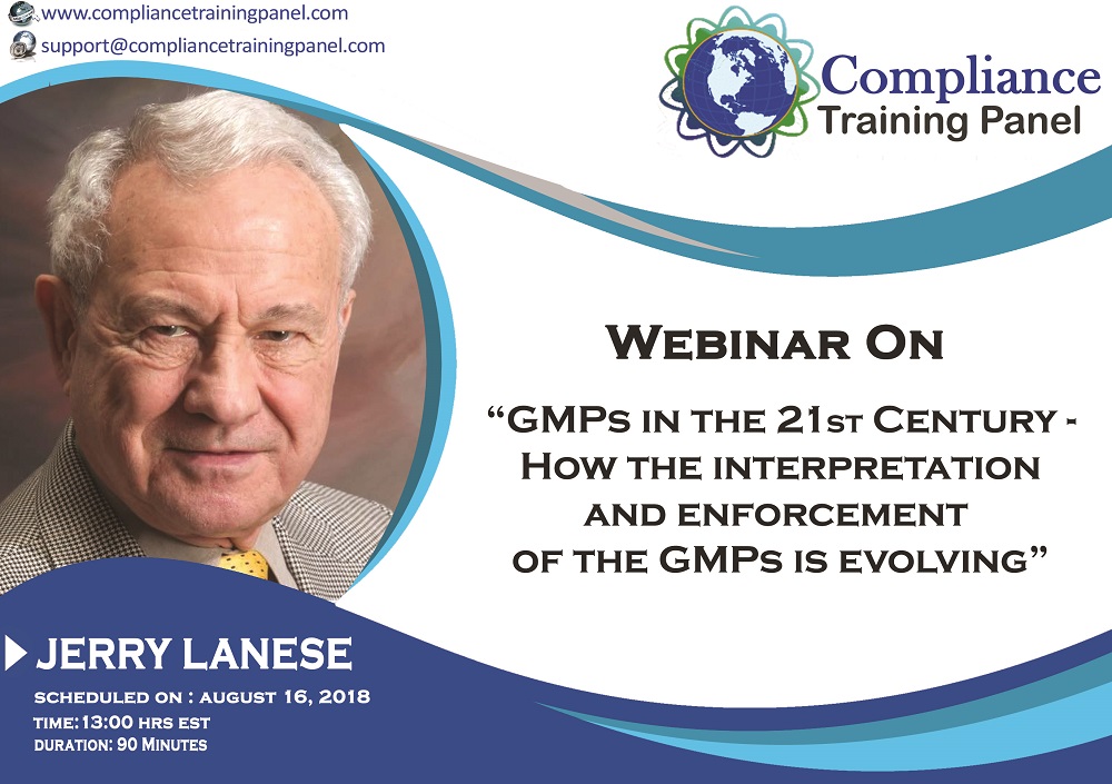 GMPs in the 21st Century - How the interpretation and enforcement of the GMPs is evolving, USA, Maryland, United States