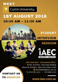 Australian Spot Admission Sessions @ IAEC Ahmedabad ! Meet Curtin University !