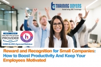 Webinar on Reward and Recognition for Small Companies: How to Boost Productivity And Keep Your Employees Motivated – Training Doyens