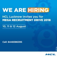 HCL Lucknow Mega Recruitment Drive