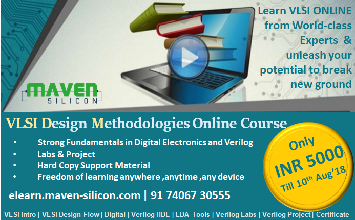 Register for Online VLSI DM Certification Course only for 5000 Rs., Bangalore, Karnataka, India