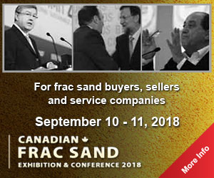 Canadian Frac Sand 2018 Exhibition and Conference, Calgary, Alberta, Canada