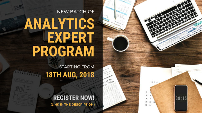 New Batch: Analytics Expert Program, Bangalore, Karnataka, India