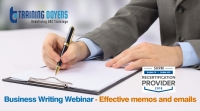 Webinar on Business Writing Webinar - Effective memos and emails – Training Doyens
