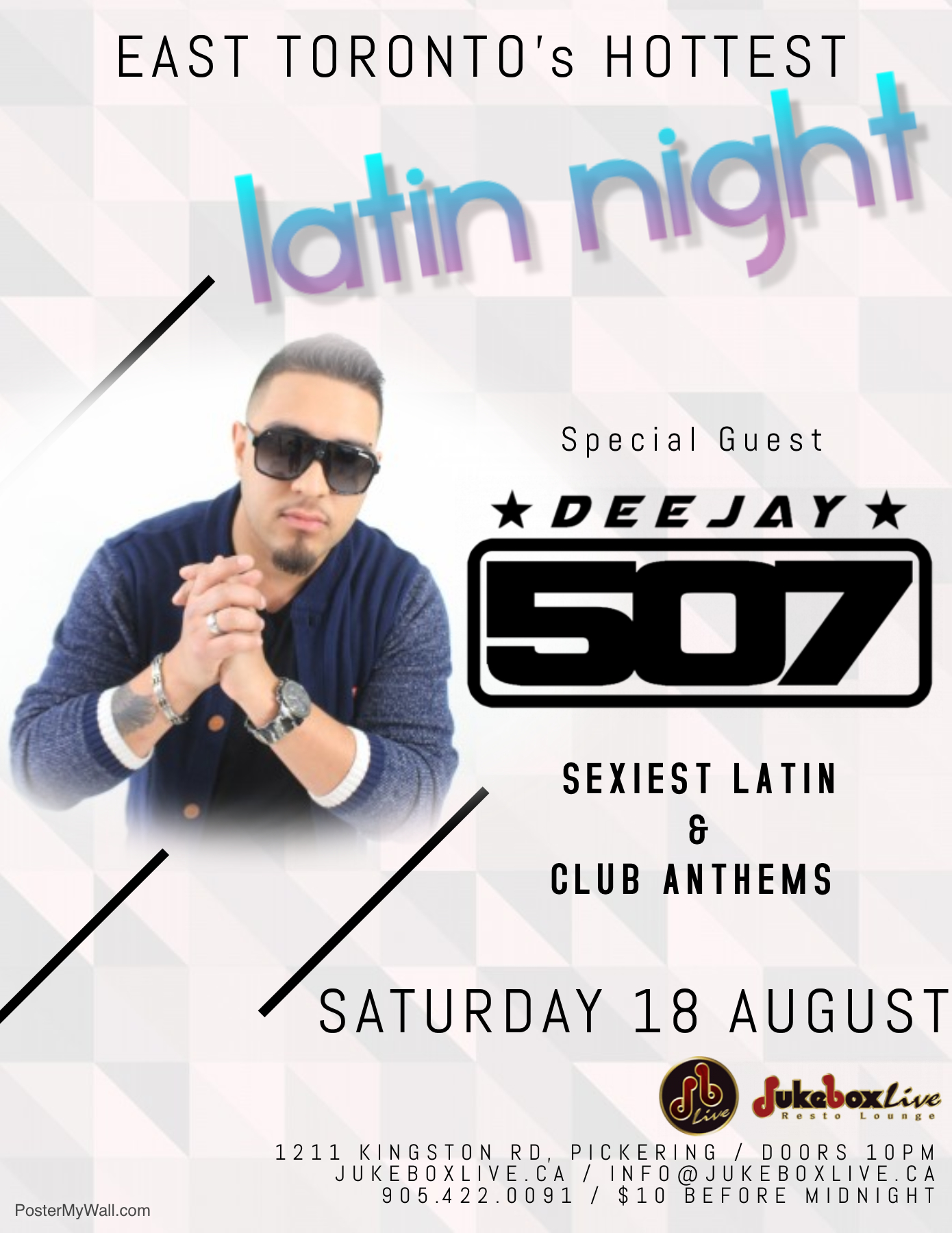 Latin Night @ Jukebox Live, Pickering, Ontario, Canada