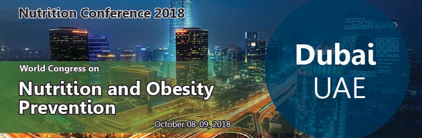 World Congress on  Nutrition and Obesity Prevention, Dubai, United Arab Emirates