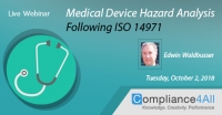 Medical Device Hazard Analysis (ISO 14971)