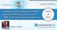 Updated CE Marking Process & ISO 13485:2016 Expectations