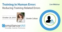 Reducing Training Related Errors (Human Error Trainings)