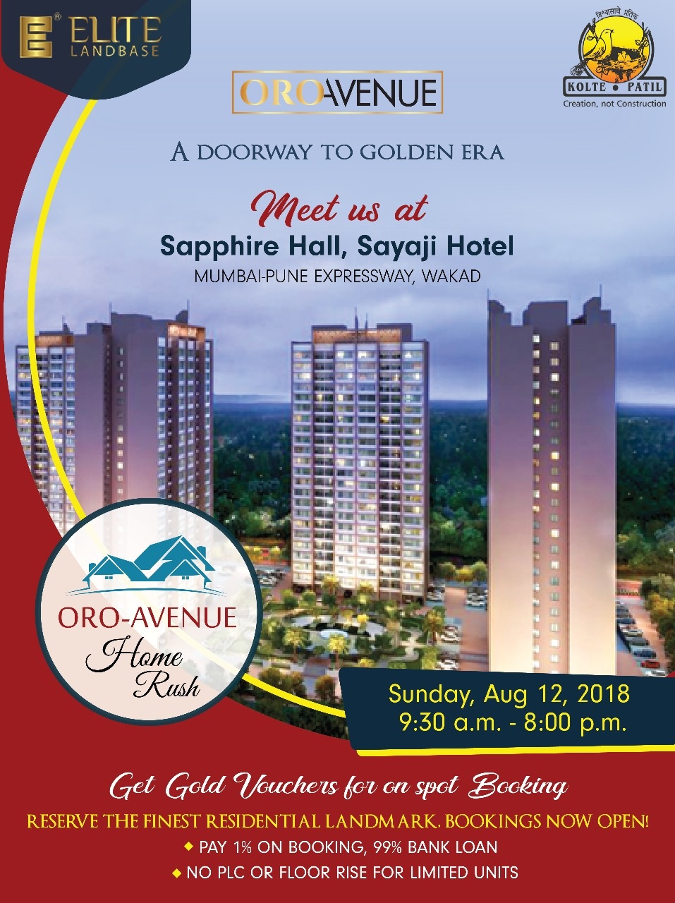 ORO AVENUE is Coming Soon with 1 & 2 Luxury BHK at Hinjawadi, Pune, Pune, Maharashtra, India