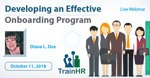 Web Conference on Developing an Effective Onboarding Program, Fremont, California, United States