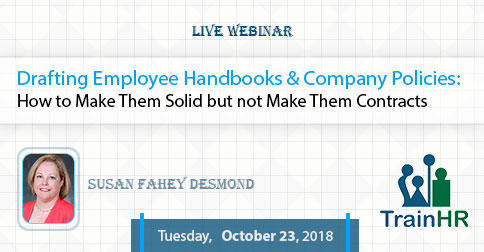 Web Conference on Drafting Employee Handbooks and Company Policies, Fremont, California, United States